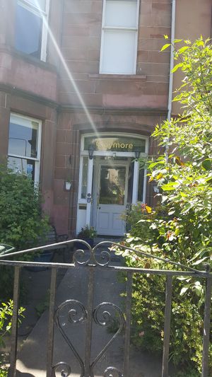 from outside at Claymore Vegetarian Guest House in Edinburgh
