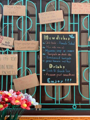 New dishes updated  at Earth Cafe in Dong Hoi