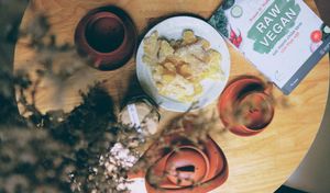 Afternoon tea  at Earth Cafe in Dong Hoi