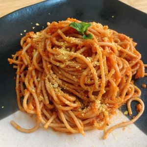 Vegan Spagetti  at Earth Cafe in Dong Hoi