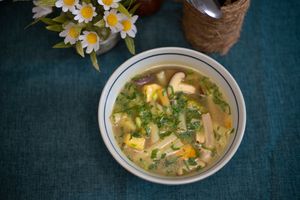 Vegan macaroni at Earth Cafe in Dong Hoi