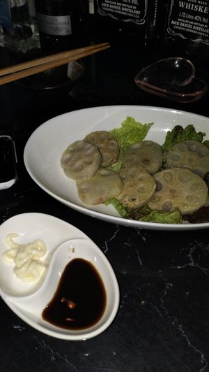 Lotus mochi at Meteora in Tokyo