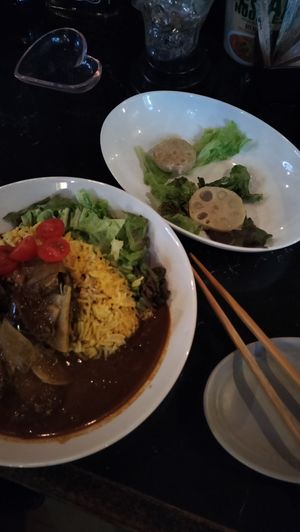 Black metal curry at Meteora in Tokyo