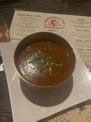 soup  at Addis Nola in New Orleans