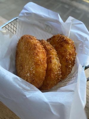 Cauliflower Hash Browns at MAAD in South West London