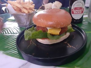 Burger at MAAD in South West London