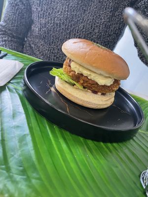 Chickn burger   at MAAD in South West London