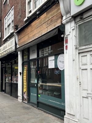 Store front   at MAAD in South West London