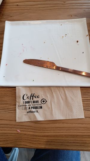 Would have liked to show the donuts, but they didn't last long :-) at The Donut Cafe in Bangkok