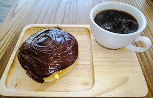 Boston Creme Filled at The Donut Cafe in Bangkok
