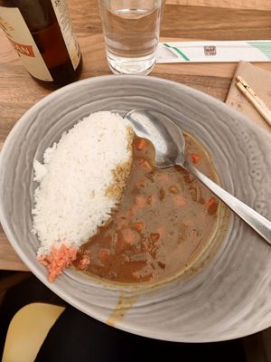 Kare raisu at Okashi Sanda in Madrid