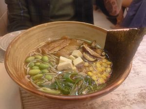Ramen vegano at Okashi Sanda in Madrid