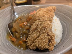 Katsu kare vegano at Okashi Sanda in Madrid