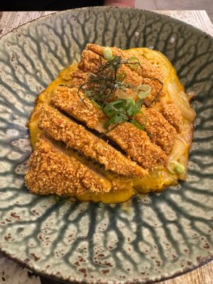 Katsudon at Okashi Sanda in Madrid