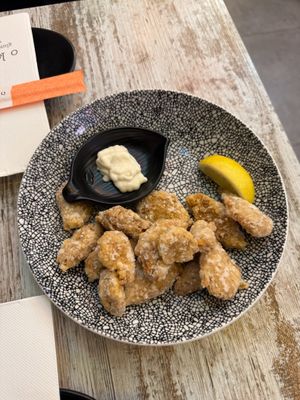 Tori no karaage at Okashi Sanda in Madrid