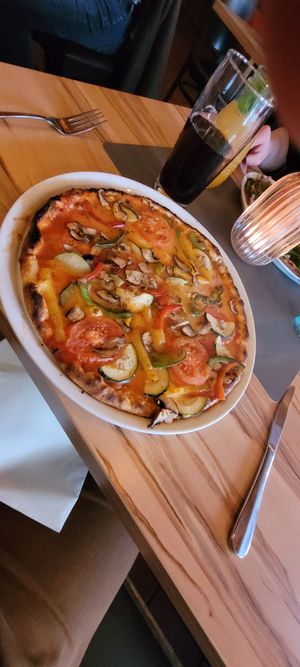 Vegetariana mit veganem Käse at La Brocca in Homburg