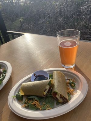 Artichoke wrap! at Fojol bros in Cottonwood
