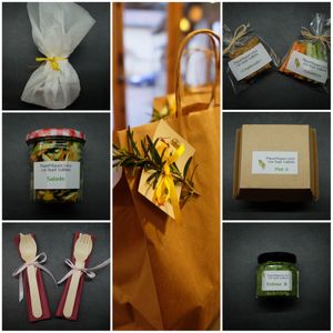 Take-away picnics with 100% recylable packaging at Farmhouse Picnics in Saint-georges