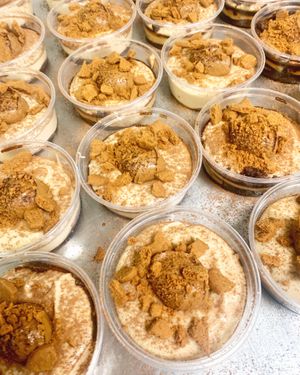 Vegan Cookie Butter Tiramisu  at SoCo Vedge in Narragansett