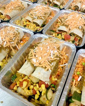 Vegan Enchiladas Verde  at SoCo Vedge in Narragansett