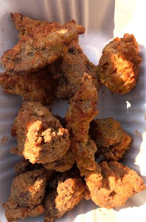 Chicken tenders at Burger Fiancé in Montreal