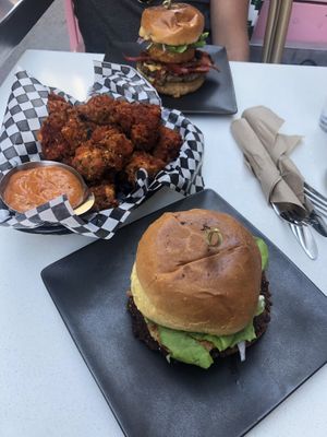 L’âme soeur + cauliflower side + burger fiancé  at Burger Fiancé in Montreal