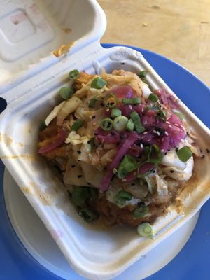 Kimchi fries  at Burger Fiancé in Montreal