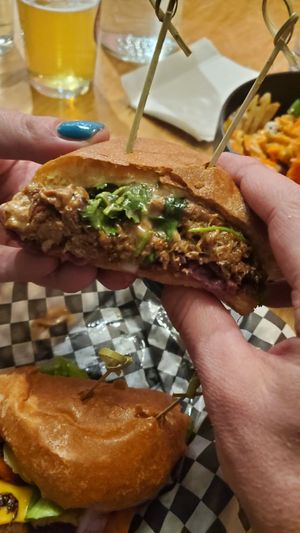 Burger I don't give a duck at Burger Fiancé in Montreal