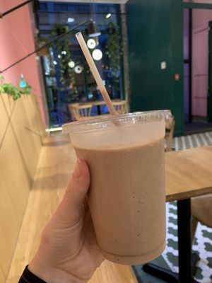 Chocolate milkshake   at Burger Fiancé in Montreal