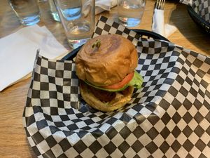 “Chicken” sandwich   at Burger Fiancé in Montreal
