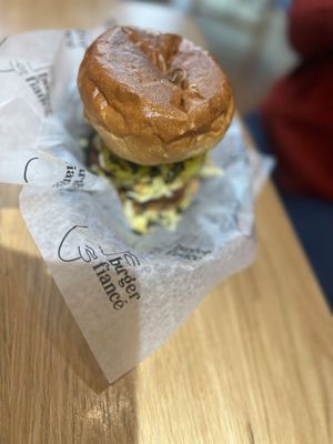 Zaza burger   at Burger Fiancé in Montreal