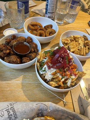 Sides !!! All great and a Must try are the kimchi fries!   at Burger Fiancé in Montreal