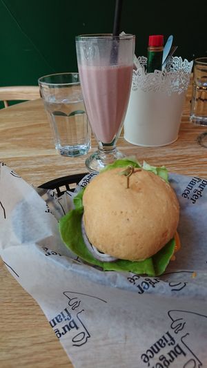 Cheezeburger at Burger Fiancé in Montreal