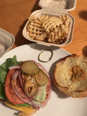   at Burger Fiancé in Montreal