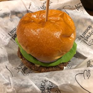 Soul Mate burger at Burger Fiancé in Montreal