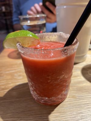 Pink Margarita  at Burger Fiancé in Montreal