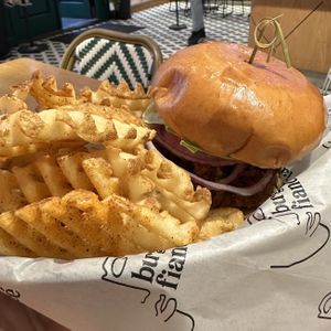 Chick-en Burger  at Burger Fiancé in Montreal