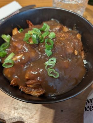 Side of classic poutine at Burger Fiancé in Montreal