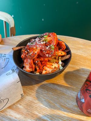 Kimchi Fries  at Burger Fiancé in Montreal