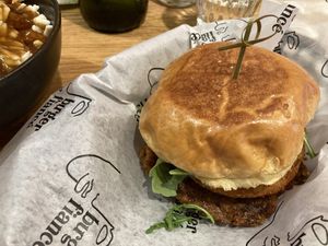 Burger Fiance truffle burger  at Burger Fiancé in Montreal