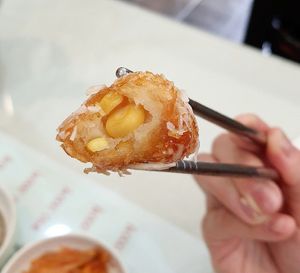 Sweet fried dough (side dish) at Hwang-Geumlyong 황금룡 in Seoul