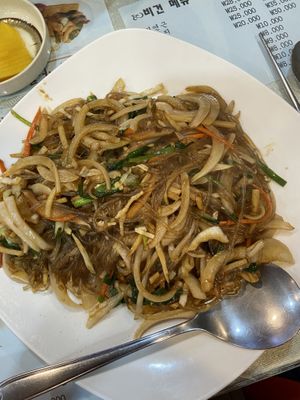 Japchae   at Hwang-Geumlyong 황금룡 in Seoul