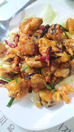 깐풍가지 at Hwang-Geumlyong 황금룡 in Seoul