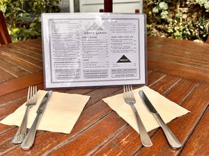 When not busy, Chef is happy to adapt anything on the menu to become vegan. How nice is that? 😃  at Hone's Garden in Northland