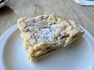 Bakewell tart   at Cup & Cone in Inverness