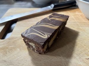 Chocolate caramel slice   at Cup & Cone in Inverness