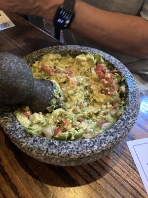 “DIY guac” (highly recommended) at Bonez in Crested Butte