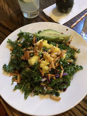 Mango kale salad at Bonez in Crested Butte