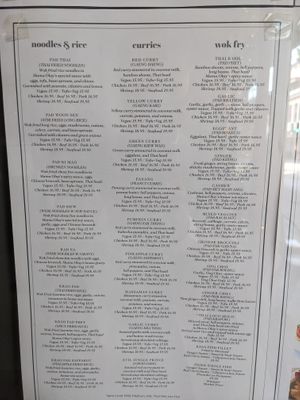 Noodles, rice, curries, wok frys at Olay's Thai Lao Cuisine in Honolulu