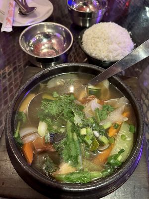 Tamarind Soup  at Olay's Thai Lao Cuisine in Honolulu